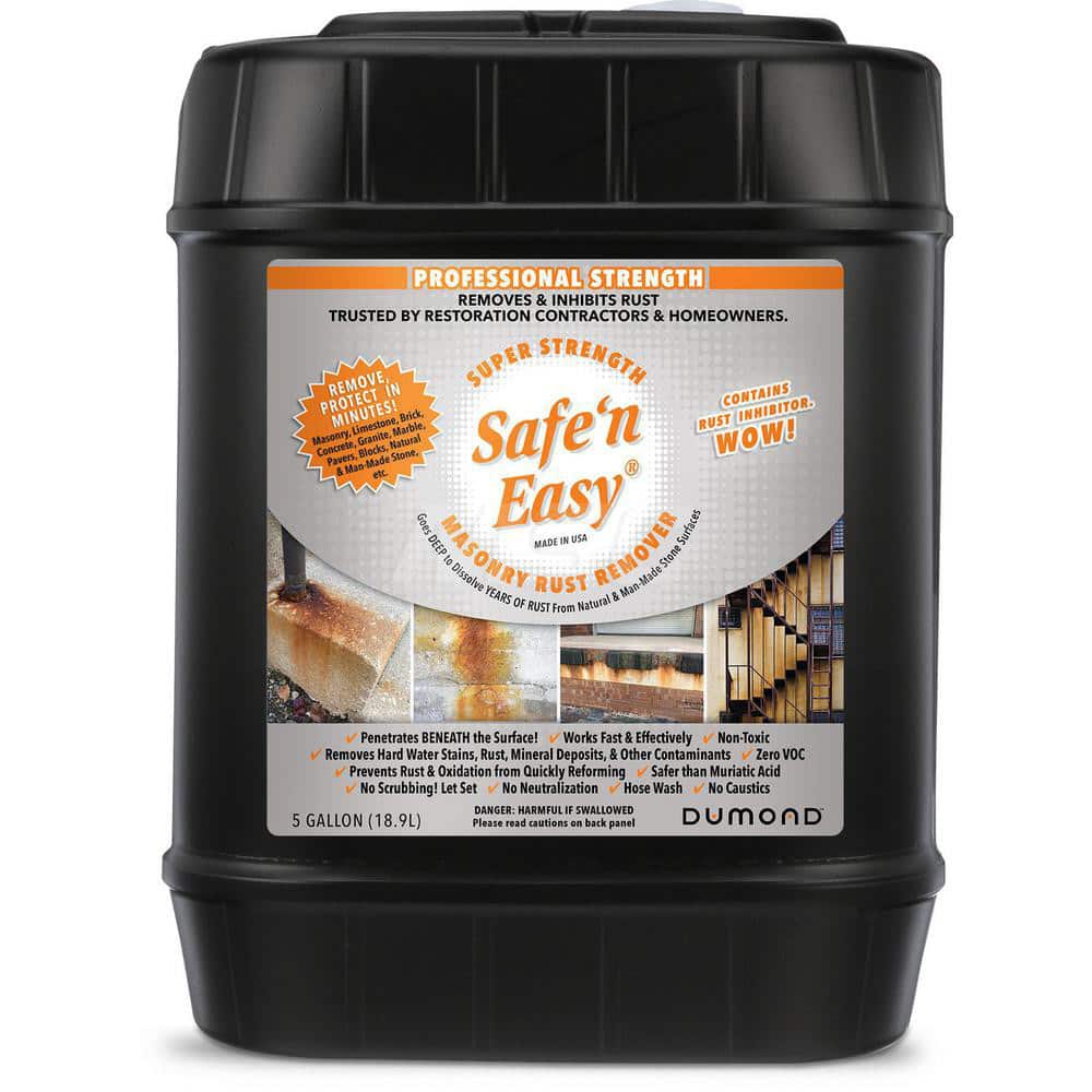 Masonry Rust Remover: Liquid, 5 gal Tote, Mild MPN:0903