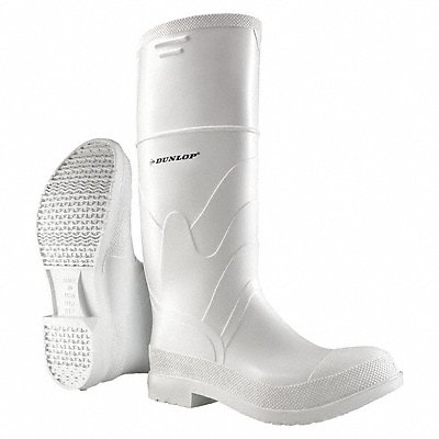 Rubber Boot Men s 10 Knee White PR MPN:810121033