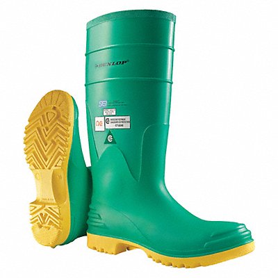 D0328 Rubber Boot Men s 6 Knee Green PR MPN:870120633