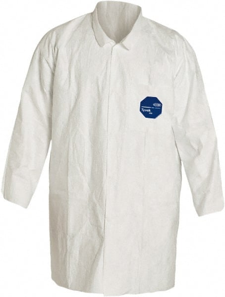 Lab Coat: 1.20 oz Material, Size Large, Tyvek MPN:TY212SWHLG0030N