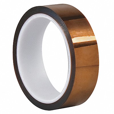 Elec Tape 50 ft Lx1 in W 5 mil Amber MPN:Kapton HN