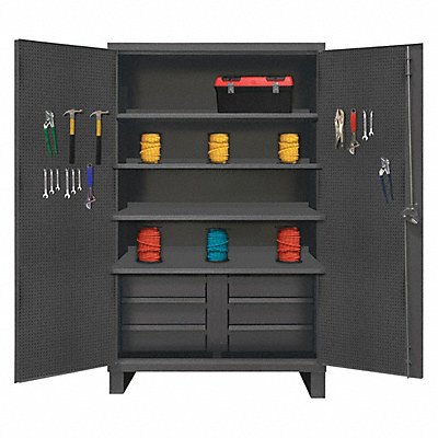 Example of GoVets Combination Drawer and Shelf Cabinets With Pegboar category