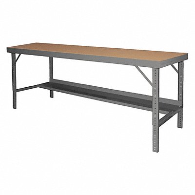 Adj. Work Table Particleboard 72 W 36 D MPN:WBF-TH-3672-95