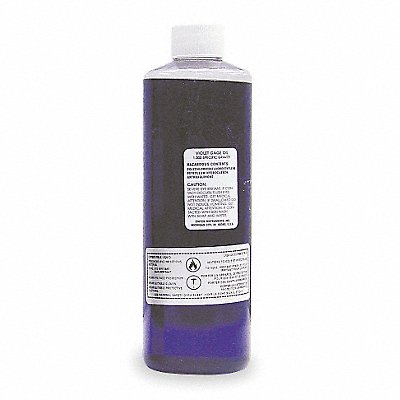 Manometer Gauge Liquid Violet 1oz MPN:A-120