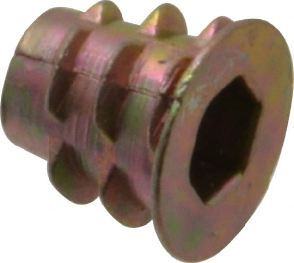 #10-32, Zinc Alloy Flanged Hex Drive Insert MPN:901032-10