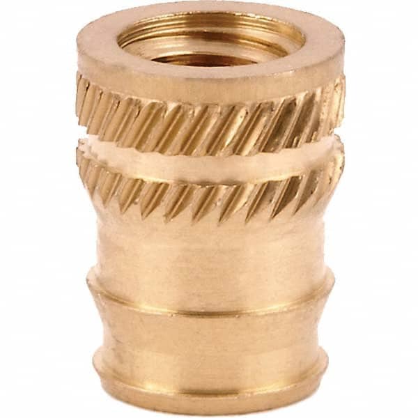 Tapered Hole Threaded Inserts, Product Type: Double Vane, System of Measurement: Metric, Thread Size (mm): M6x1.0, Overall Length (Decimal Inch): 0.5000 MPN:DV-M60-TH