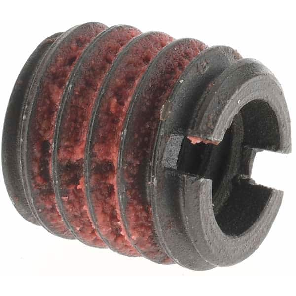 Thread Locking Insert: 1/4-20 Internal Thread, 7/16-14 External Thread, UNC, 0.437