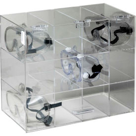 Horizon Mfg. Safety Glass Holder With Door 5205 Holds 12 Glasses 7-3/4