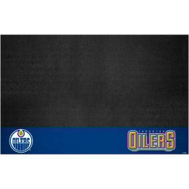 FanMats NHL Edmonton Oilers Grill Mat 1/4