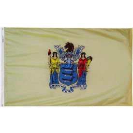 4X6 Ft. 100 Nylon New Jersey State Flag 143670