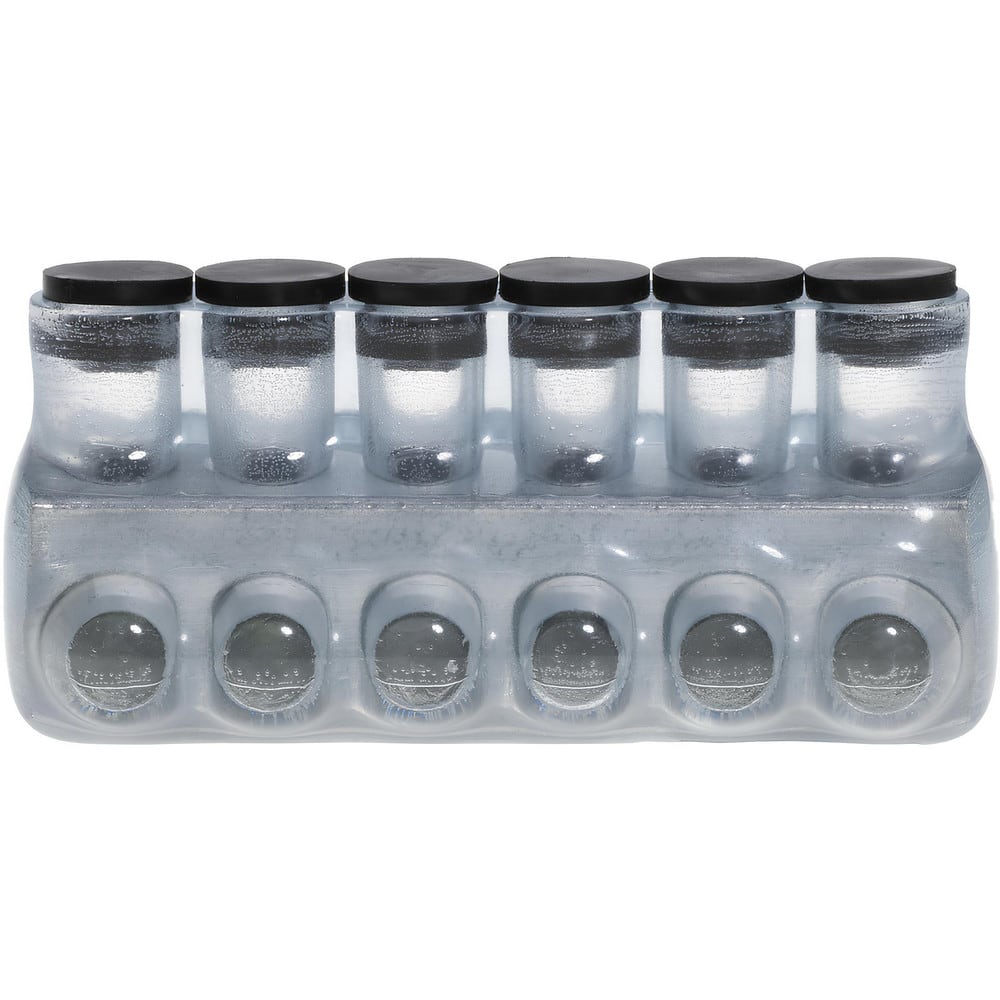 Push In Wire Connectors, Connector Type: Tap , Compatible Wire Size (AWG): 4, 14AWG , Number Of Ports: 6 , Overall Length: 2.70 , Connector Color: Clear  MPN:IPL4-6C