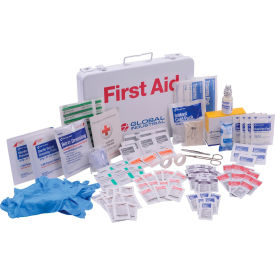 GoVets™ First Aid Kit 50 Person ANSI Compliant Metal Gasketed Case 290A761