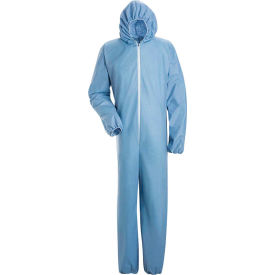 Chemical Splash Disposable Flame Resistant Coverall KDE4 Sky Blue Size XXL Regular - Pkg Qty 20 KDE4SBRGXXL