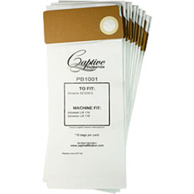 Replacement Vacuum Bag For Captive Filtration PB-1001 Nilfisk/Advance 56703910 GVBAG1001