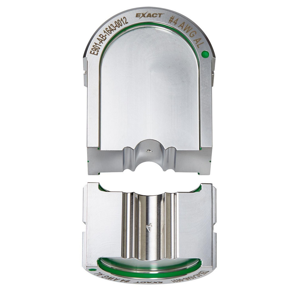 Crimper Dies, Tool Type: U-Style Dies , Size: 4 AWG , Color: Silver , For Use With: Mfr. No. 2779-22 , Type: U-Style Dies  MPN:49-12-U004