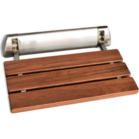 SteamSpa SS-K-NI Wall Mounted Shower Bench Brushed Nickel SS-K-NI