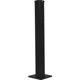 Vestil Bolt-On Style Steel Post For 3 Ribbed Guard Rails 42