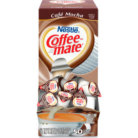 Coffee mate® Liquid Coffee Creamer Cafe Mocha 0.38 oz Mini Cups 50/Box NES35115