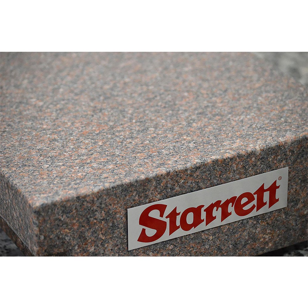 Inspection Surface Plates, Plate Type: 2-Ledge , Grade: B , Color: Superior Red , Material: Granite , Thickness (Inch): 4  MPN:88635
