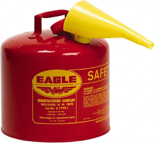 Safety Can: 5 gal, Steel MPN:UI50FS