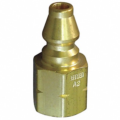 Coupler Plug (F)NPT 1/4 Brass MPN:A2