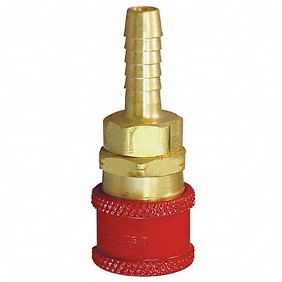 Coupler Body Hose Barb 1/4 Brass MPN:RD708