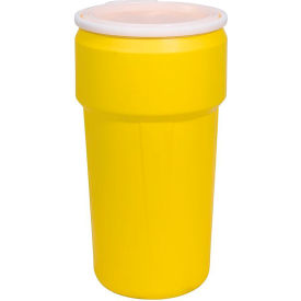 Eagle® Lab Pack Open Head Poly Drum Plastic Lever Lock 20 Gallon Cap. 15-3/4