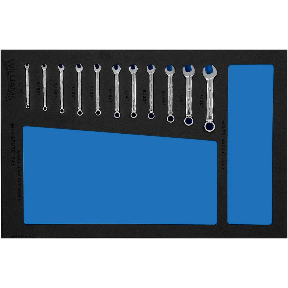 Wrench Sets, System Of Measurement: Inch , Container Type: Pouch , Wrench Size: 1/8 in, 5/32 in, 3/16 in, 13/64 in, 7/32 in, 15/64 in, 1/4 in, 9/32 in, 5/16 in MPN:JHWFWS-MID11