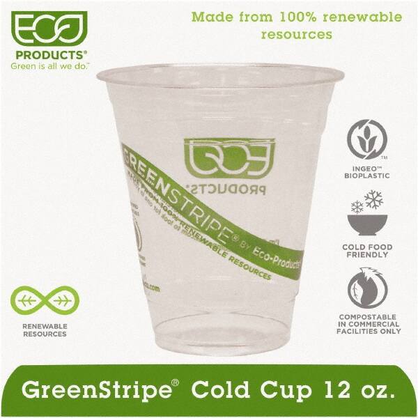 Case of (20 Packs), 50/Pack Renewable & Compostable 12 oz Cold Cups MPN:ECOEPCC12GS