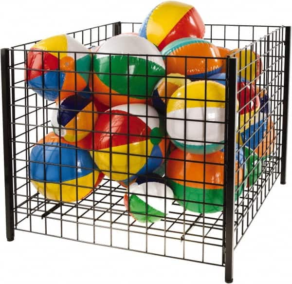 Bulk Storage Container: Steel, Basket-Style Bulk Container MPN:GTC36/B