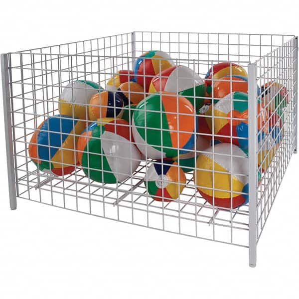 Bulk Storage Container: Steel, Basket-Style Bulk Container MPN:GTC48/W