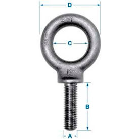 Ken Forging K2025-LT - 8620 Alloy Eyebolt - Shoulder Pattern - 1/2-13 - 1-1/2
