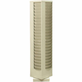 92 Pocket Rotary Literature Rack - Tan 415-75
