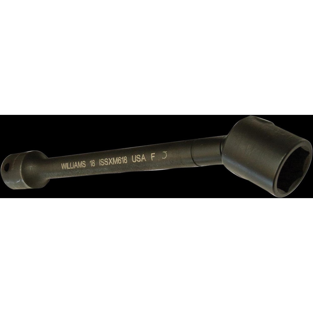 Socket Extensions, Tool Type: Non-Tension Socket Flextensions , Extension Type: Non-Impact , Drive Size: 3/8in (Inch), Finish: Black Industrial  MPN:JHWISFX416