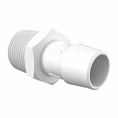 Adapter Thread To Barb PVDF 3/4 In PK5 MPN:A12-12NK