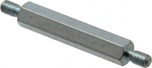 Male-Male Hex Circuit Board Standoff: M3 x 0.5, 25 mm OAL, 5 mm Width Across Flats MPN:MMX1445M12-MSC