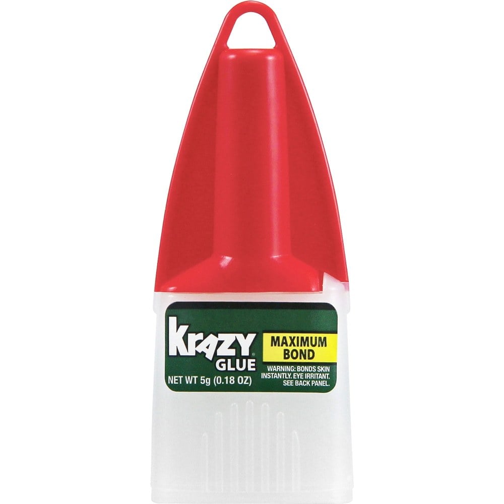 Krazy Glue Advanced Formula With Precision Applicator, Clear, 5 Grams (Min Order Qty 16) MPN:KG48348MR