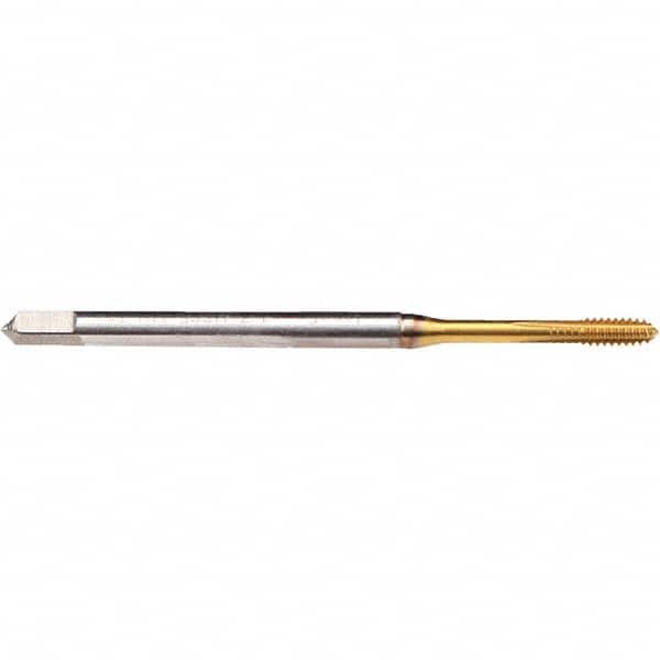 Thread Forming Tap: #6-32 UNC, 2BX Class of Fit, Bottoming, Powdered Metal High Speed Steel, TiN Coated MPN:BU39Z700.5005