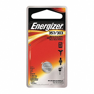 Button Battery Silver 1.5VDC 357 MPN:357BPZ
