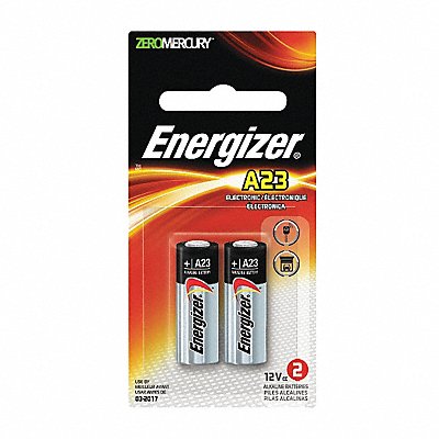 Battery Alkaline Size A23 12VDC PK2 MPN:A23BPZ-2