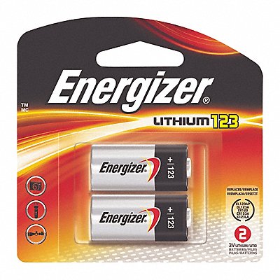 Battery Lithium Size 123 3VDC PK2 MPN:EL123ABP2