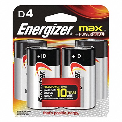 Battery Alkaline D Premium PK4 MPN:E95BP-4