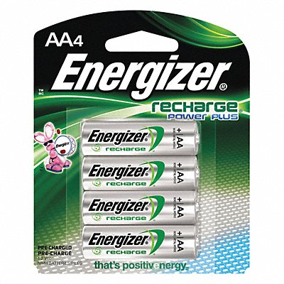 Rechargeable Battery AA 1.2VDC PK4 MPN:NH15BP-4