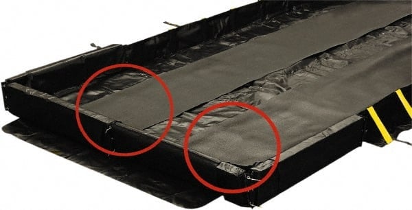 Collapsible/Portable Spill Containment Accessories, Length (Inch): 63.0 , Length (Feet): 63.0  MPN:BD-4906-TM