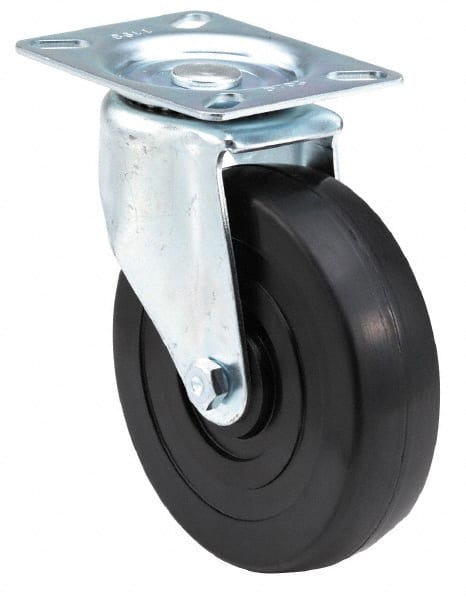 Swivel Top Plate Caster: Polyurethane, 3