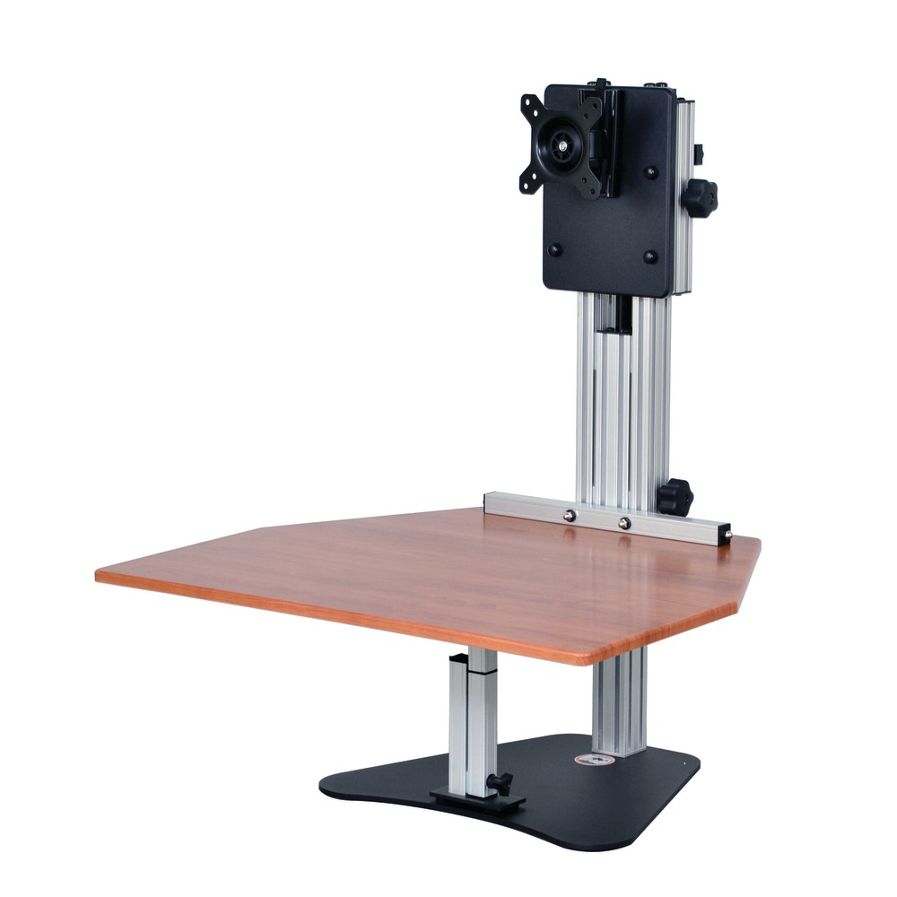 Ergo Desktop Kangaroo Pro Height-Adjustable Single-Monitor Desk, Cherry MPN:ED-KP-CHE-FA