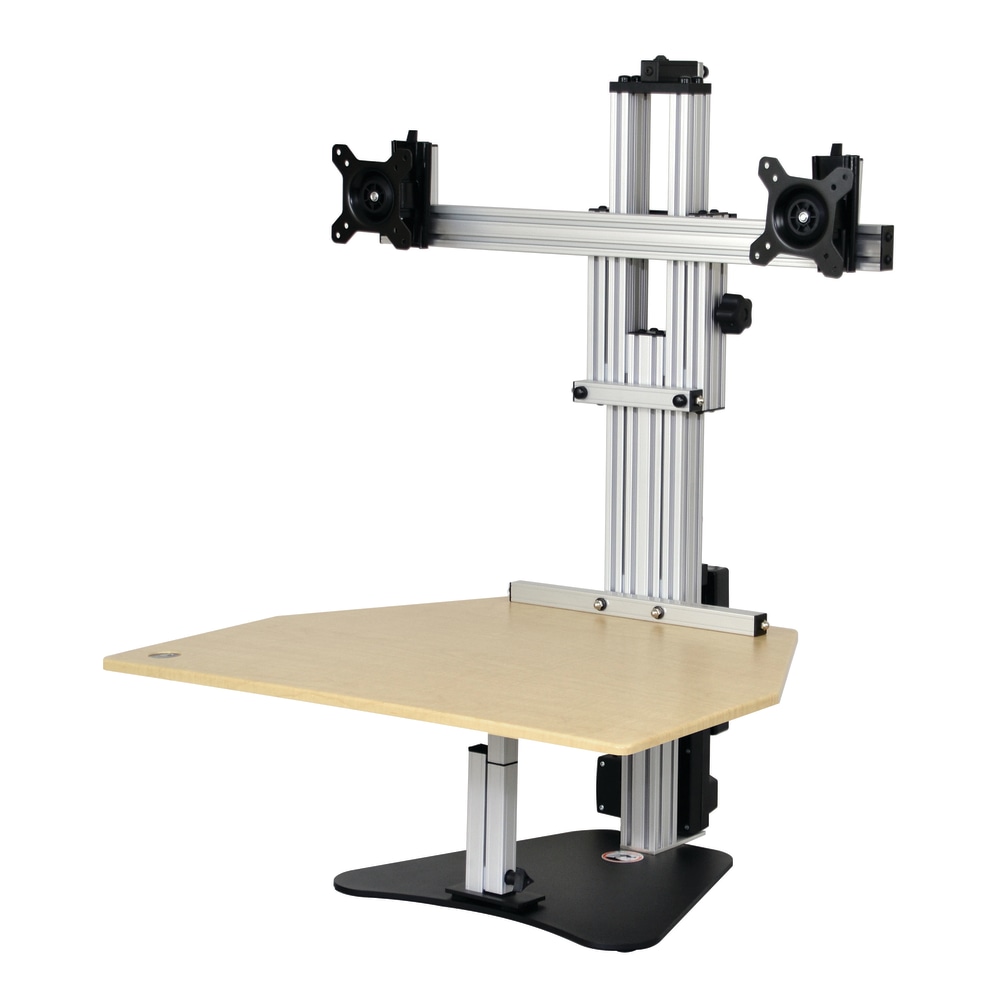Ergo Desktop Electric Kangaroo Elite Stand, 27 1/2inH x 28inW x 28inD, Putty, Standard Delivery MPN:ELEC-ED-KE-PUT