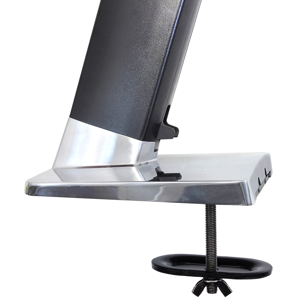 Ergotron Grommet Mount for Workstation - Polished Aluminum, Black - Steel (Min Order Qty 3) MPN:97-692