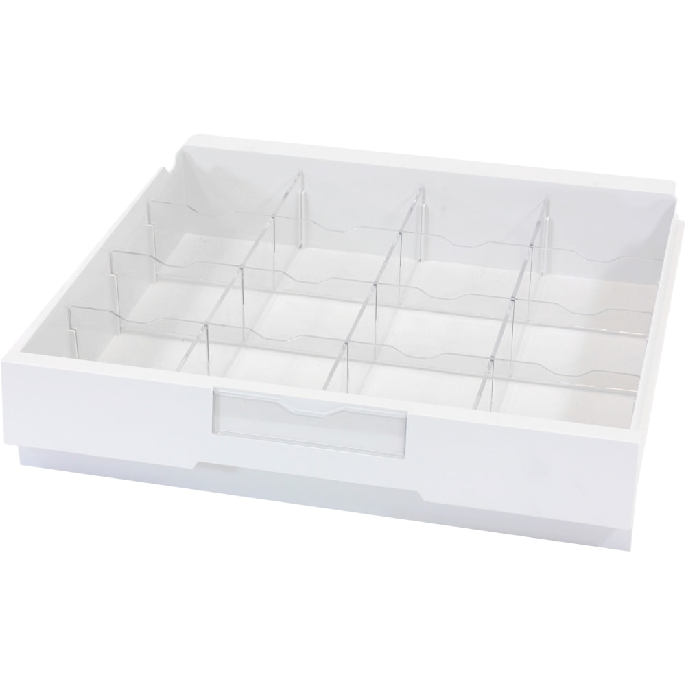 Ergotron SV Replacement Drawer Kit, Single (Large Drawer) - 16 Compartment(s) - 1 Drawer(s) - White - 1 (Min Order Qty 2) MPN:97-848