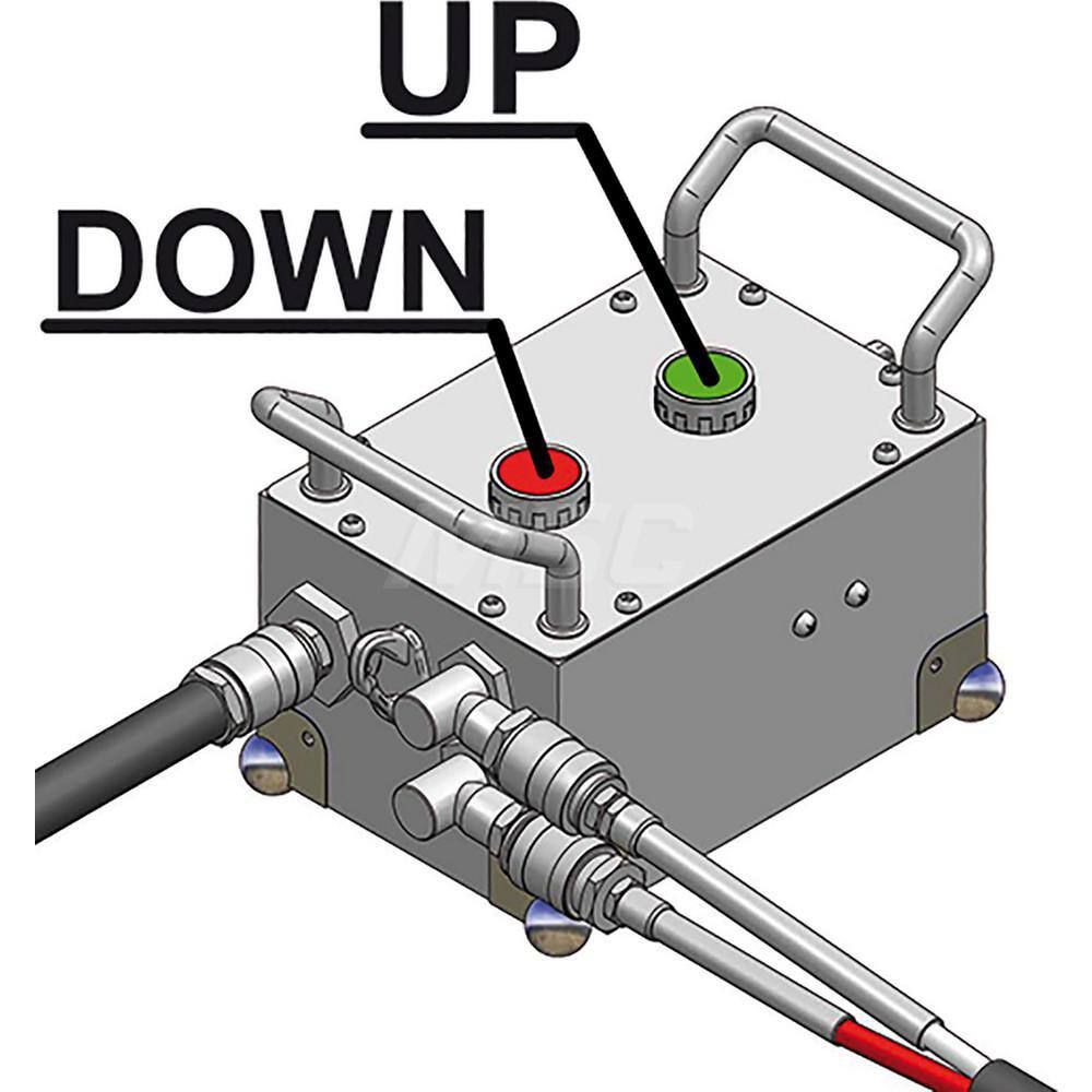 Service & Floor Jacks, Product Type: Remote Control , Minimum Height (Inch): 6 , Minimum Height (Decimal Inch): 6.0000 , Maximum Height (Inch): 6.0000  MPN:91006